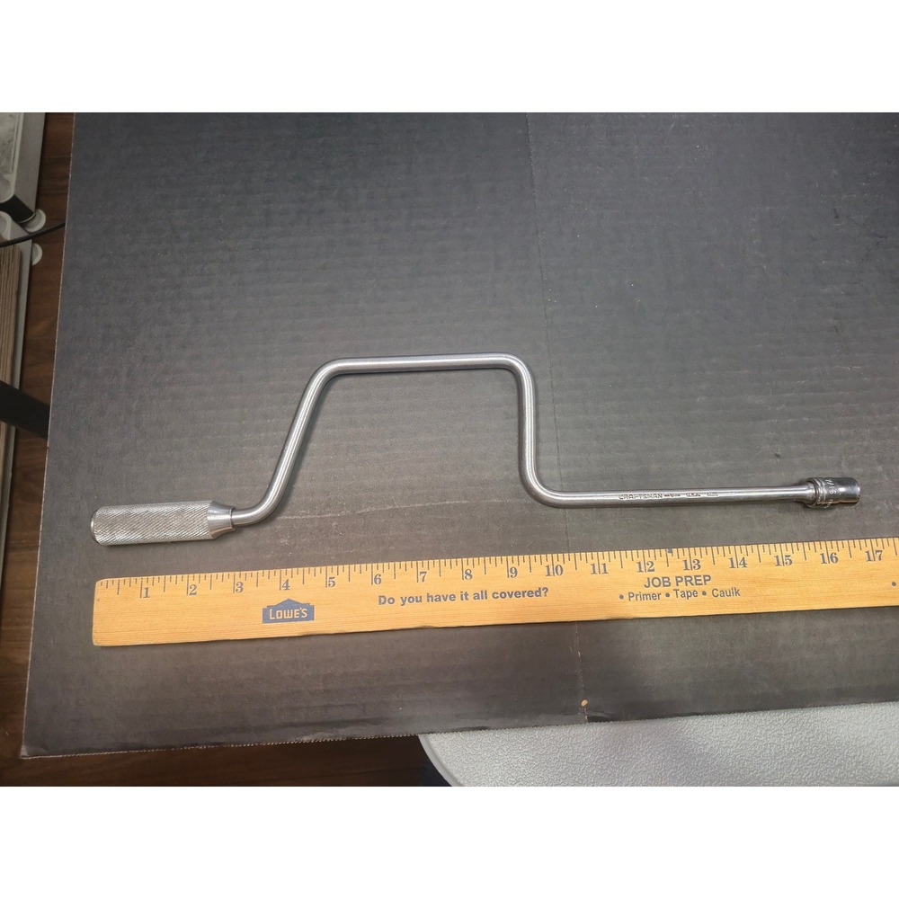 Craftsman V-Series Speed Brace Wrench 7/16 Sears Socket USA Made Hand Tool